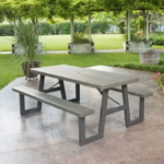 Mesa de picnic 1.83m ( Chocolate) w-frame