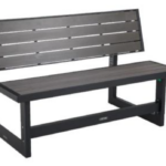 Banca convertible LIFETIME , respado convertible en mesa. Color GRIS