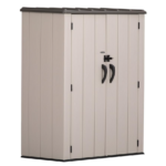 Storage Cabinet, Vertical, Desert Sand and Brown