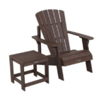 Set silla adirondack y mesa ottoman