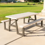 LIFETIME 6-FOOT W-FRAME FOLDING PICNIC TABLE