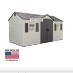 LIFETIME 15 FT. X 8 FT. (2.44mx 4.58m) OUTDOOR STORAGE SHED