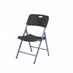 Silla Negra Plegable LIFETIME (Vienen en paquetes de 4 piezas)