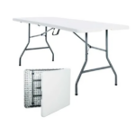 Mesa plegable rectangular 1.80m portafolio