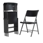 Silla Plegable Contemporanea LIFETIME de uso rudo, 10 anios de garantia