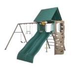 LIFETIME BIG STUFF TWO-SLIDE SWING SET